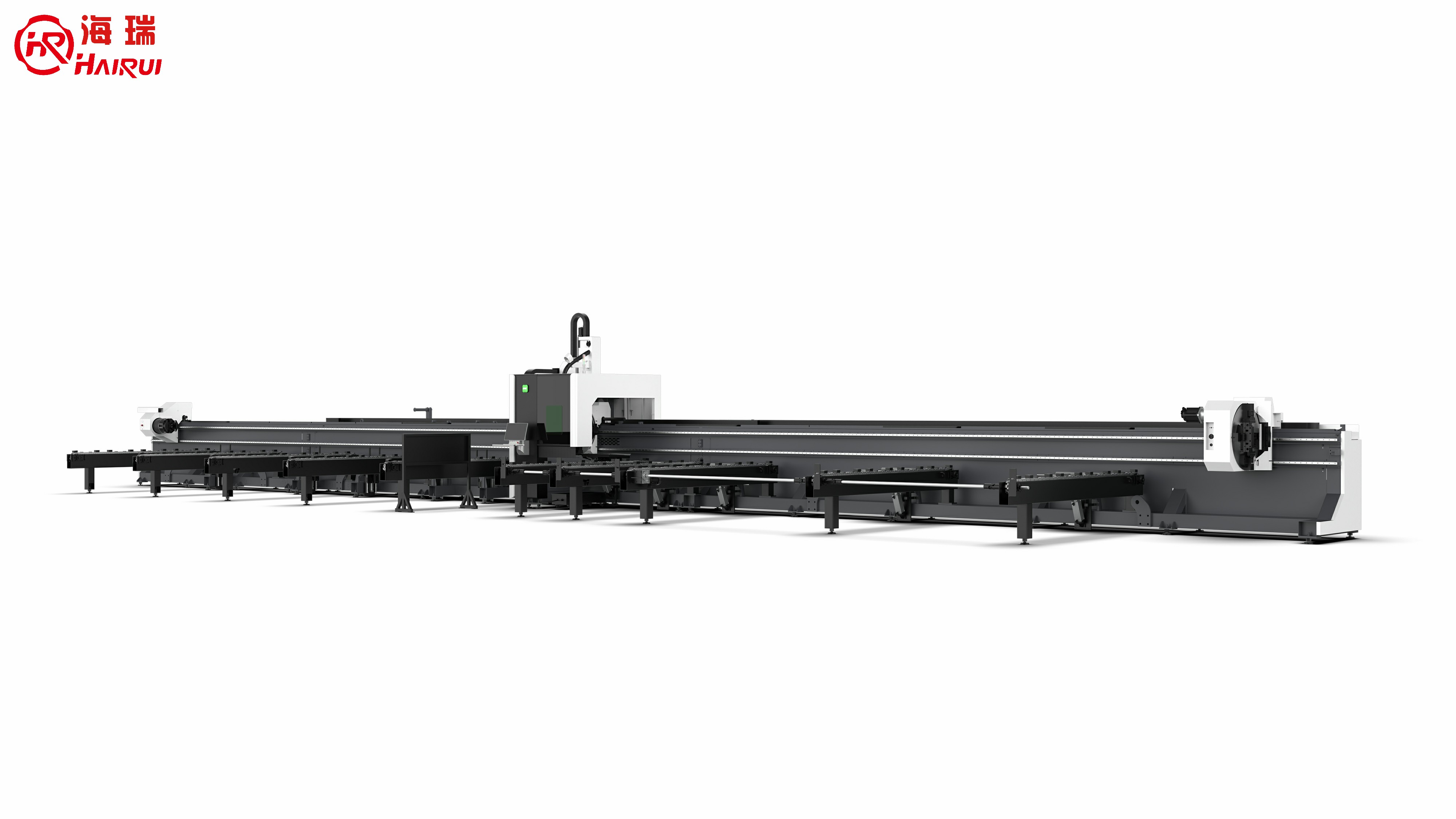 HRPFFC-T-Three Chuck Laser Cutting Machine For Profile