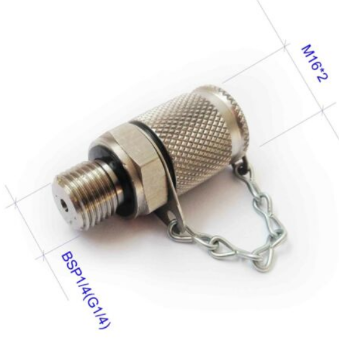 Pressure test point coupling