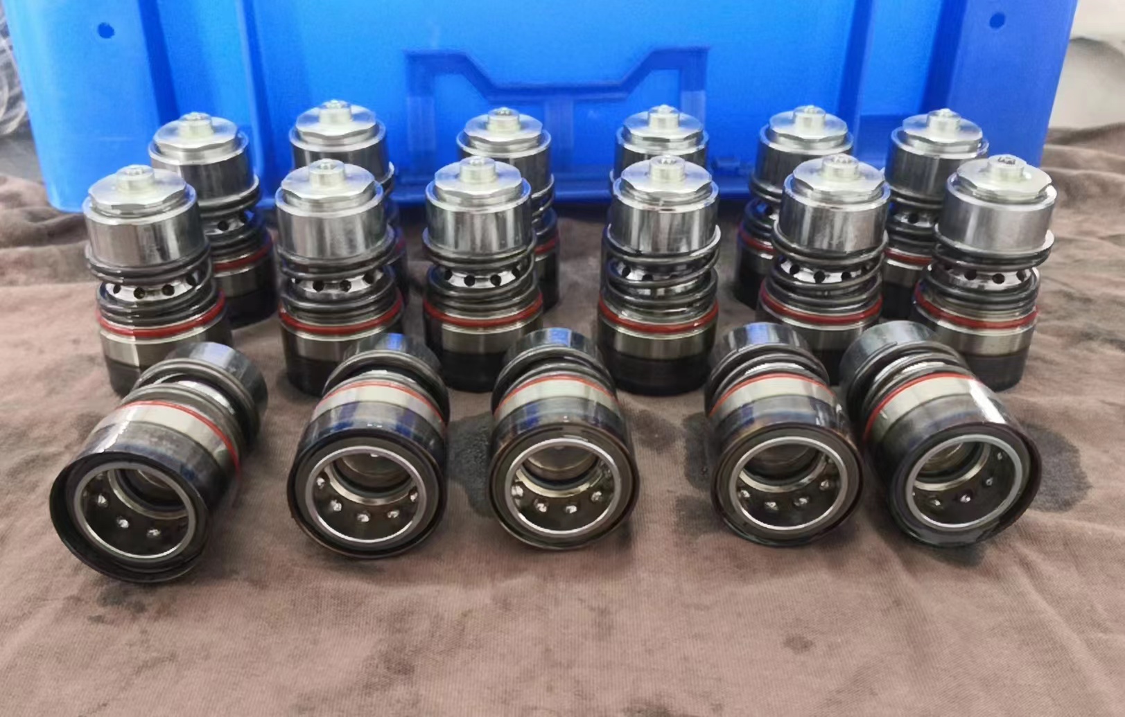 Hydraulic check valve quick-release coupling RE577560