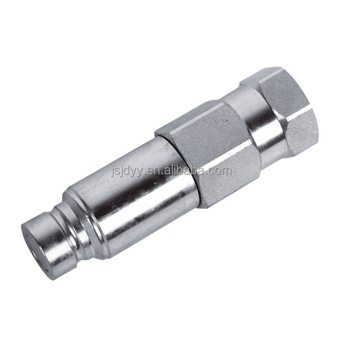 ISO16028 Flat face type 3FFH Hydraulic Quick Couplings For Agriculture Machinery