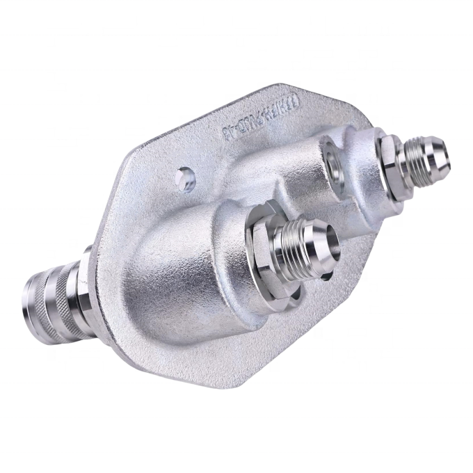 7246784 Hydraulic Flat Face Quick Coupler Block 48MM