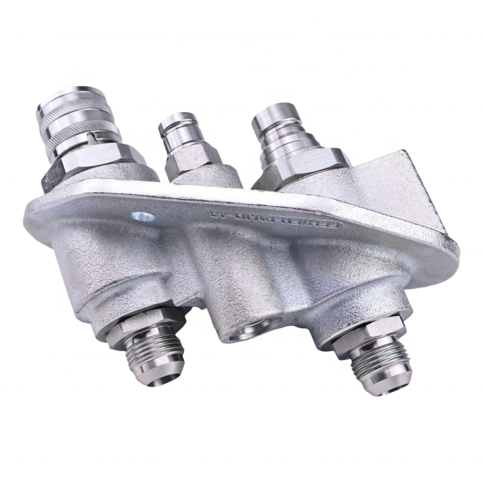 7246784 Hydraulic Flat Face Quick Coupler Block 48MM