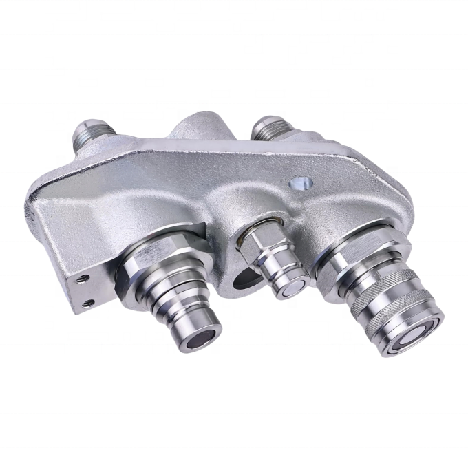 7246784 Hydraulic Flat Face Quick Coupler Block 48MM