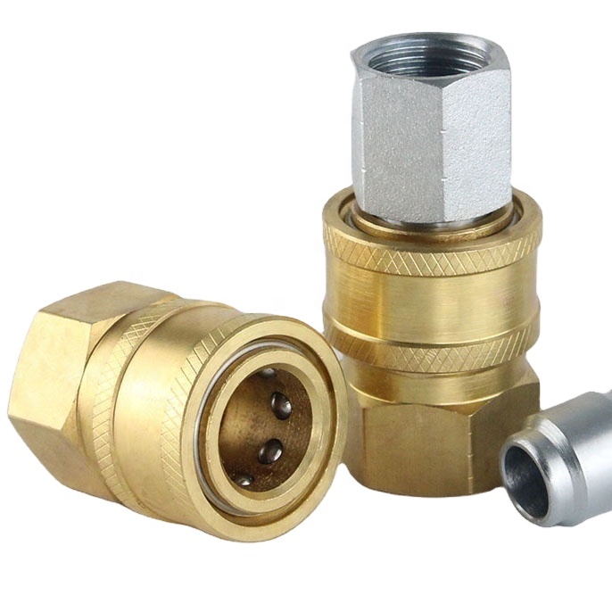 ST Brass Hydraulic Quick Disconnect Coupling