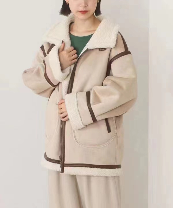 Lamb wool coat