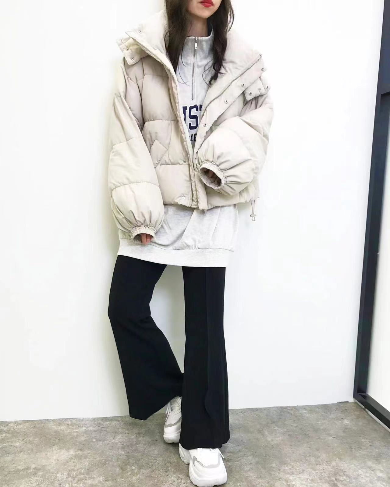 Beige cotton coat