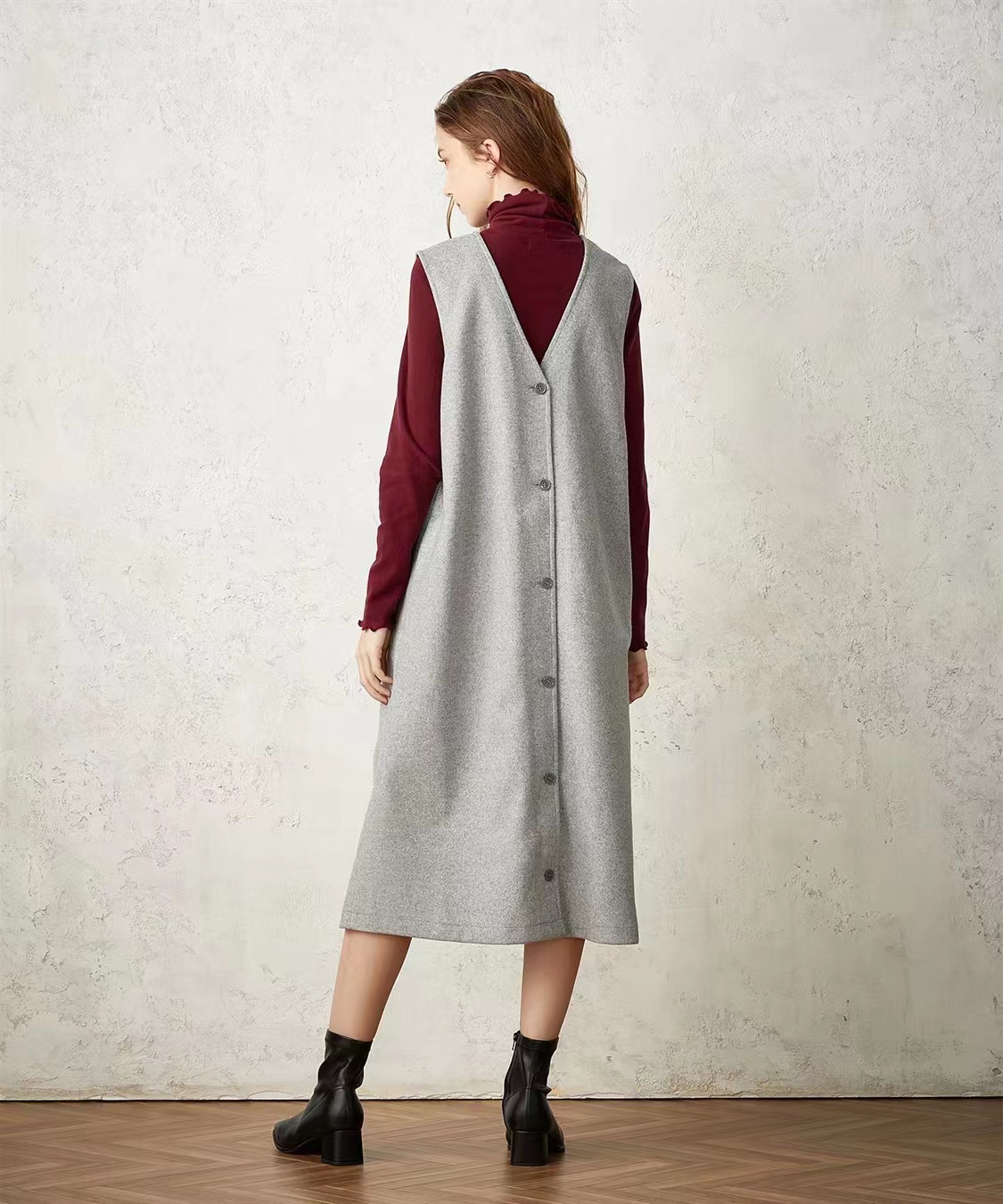 Woolen dress