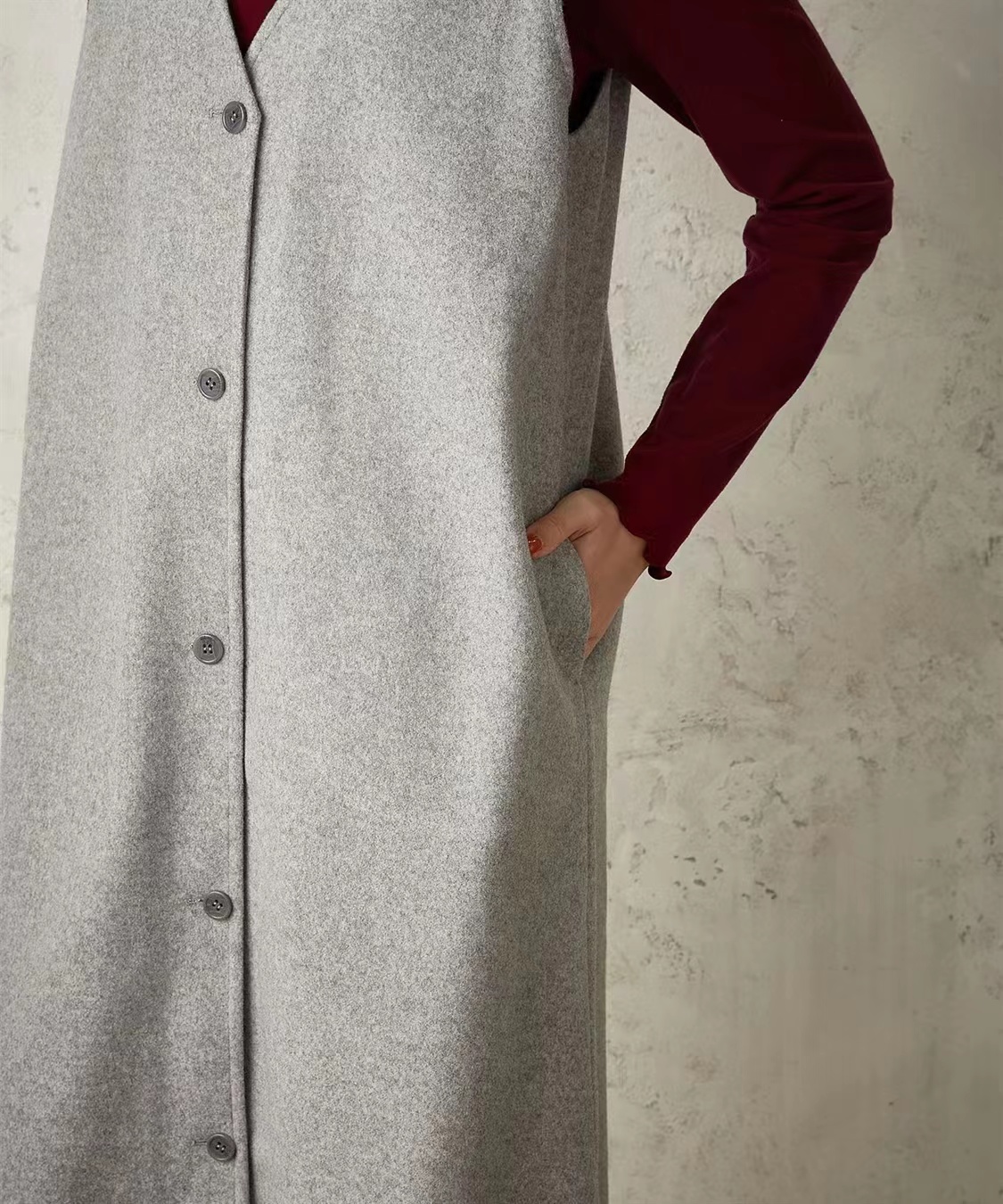 Woolen dress