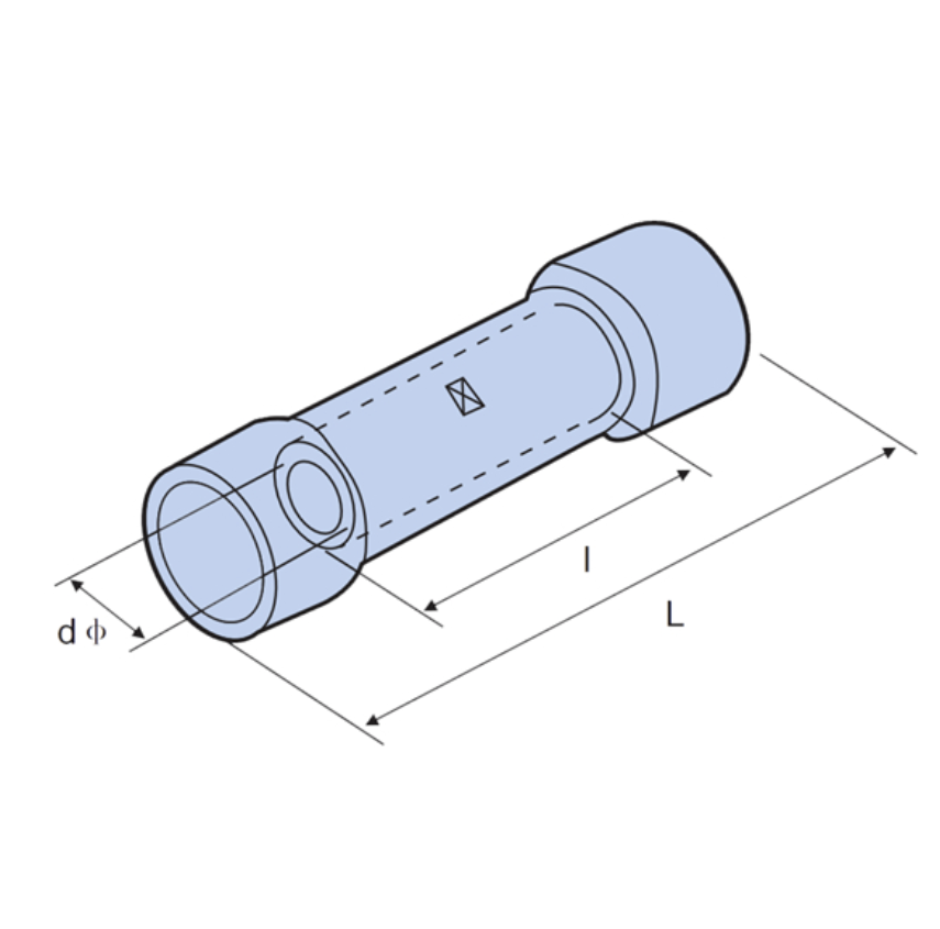 PVC-Insulated Butt Splice Connector(Seamless)