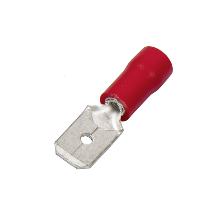 PVC-Insulated Double Crimp Male Disconnector