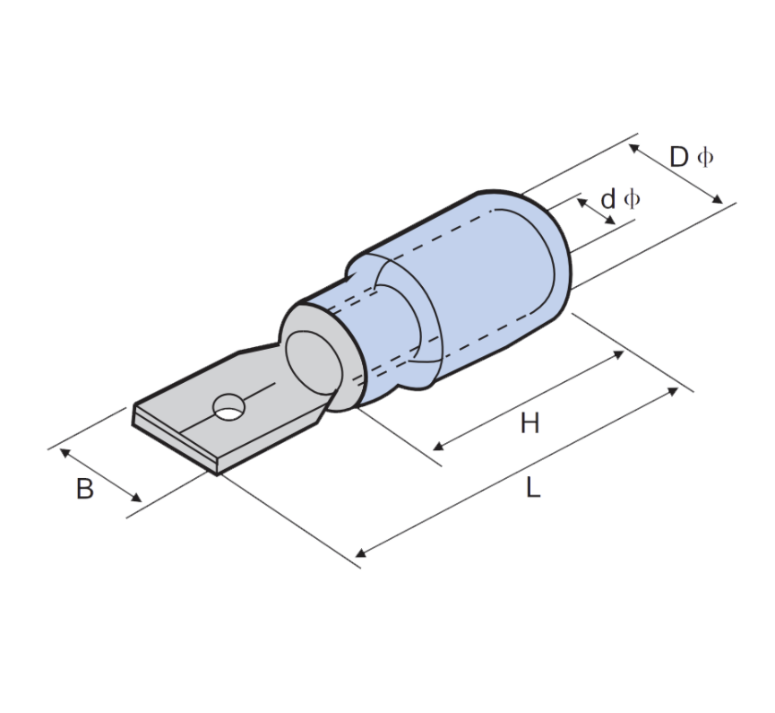 PVC-Insulated Male Disconnector