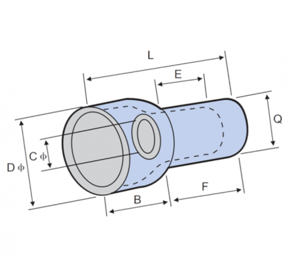 Close End Flat Connector