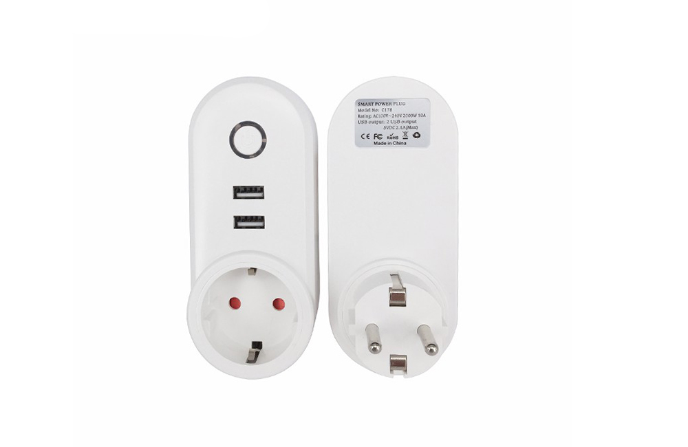 EU Smart Wifi Plug With Usb