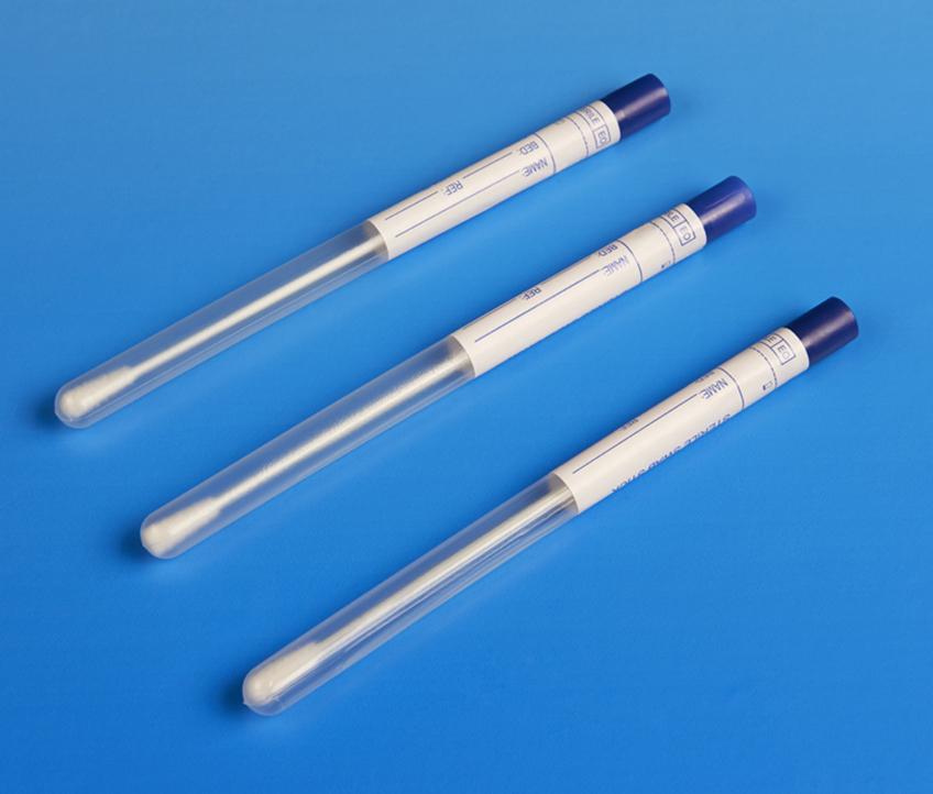 93050 Disposable Sampling Swab with Blue Cover Transport Tube for Sampling Collection
