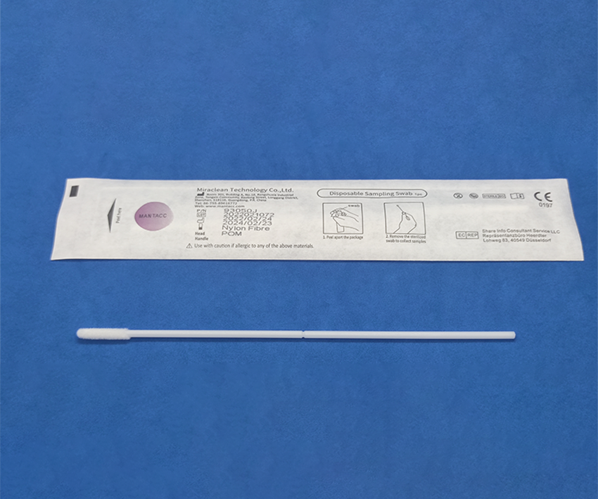 93050J Disposable Sampling Flocked Oropharyngeal and Laryngopharyngeal Swab For DNA and Flu A/B Testing