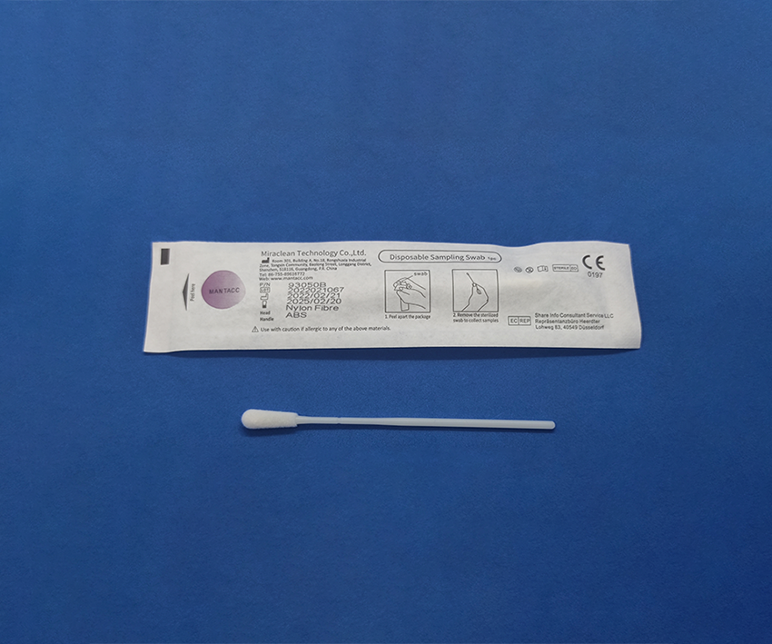 93050B Disposable Sampling Flocked Oropharyngeal Swab For DNA Testing