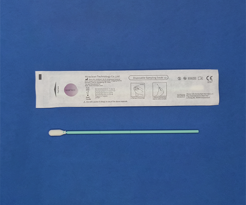 93050H-163 Disposable Sampling Foam OP Oropharyngeal Swab for Flu A/B Testing