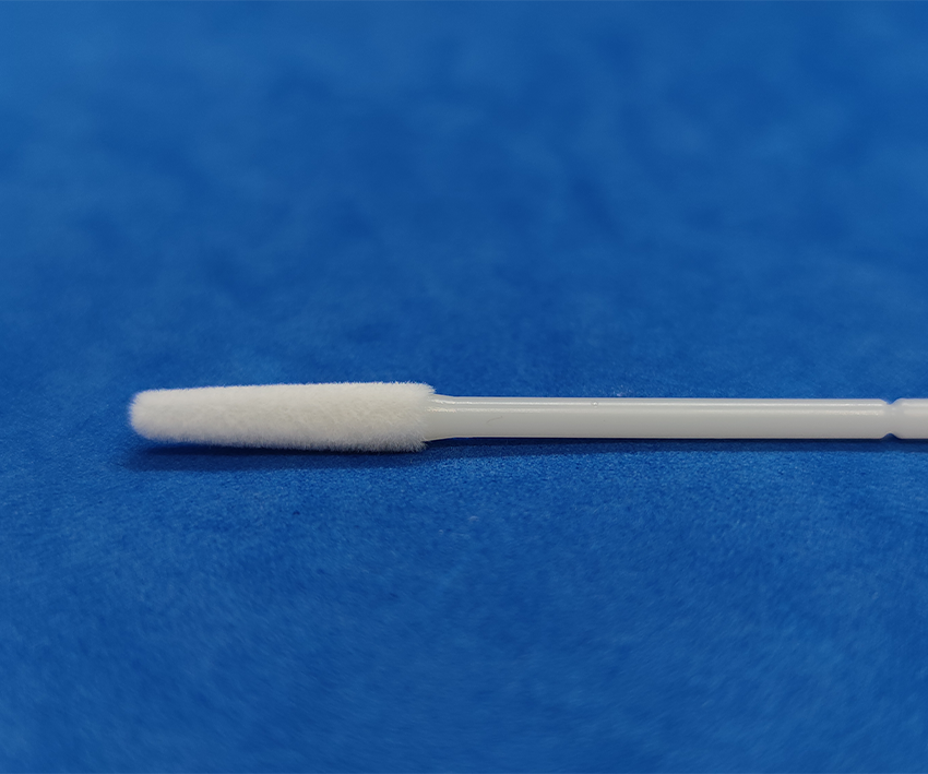 Mantacc 95000M 6.7'' Flocked Sampling Cervical Swab w/ABS Handle, 49mm Breakpoint