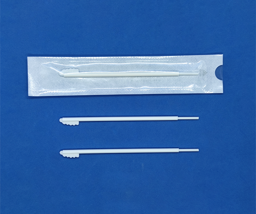 Mantacc 93050V-147 6'' Non-woven Cloth Sampling Oropharyngeal Swab w/PP Handle, No Breakpoint