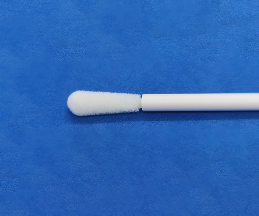 Mantacc 93050W 5'' Flocked Rectal Sampling Swab w/ABS Handle, Detachable Tip