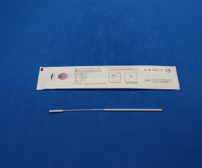 Mantacc 96000 6'' Nasopharyngeal Flocked Sampling Swab w/ABS Handle, 83.5mm Breakpoint