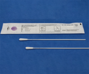 Mantacc 93050D 6'' Oropharyngeal Flocked Sampling Swab w/ABS Handle, 30mm Breakpoint