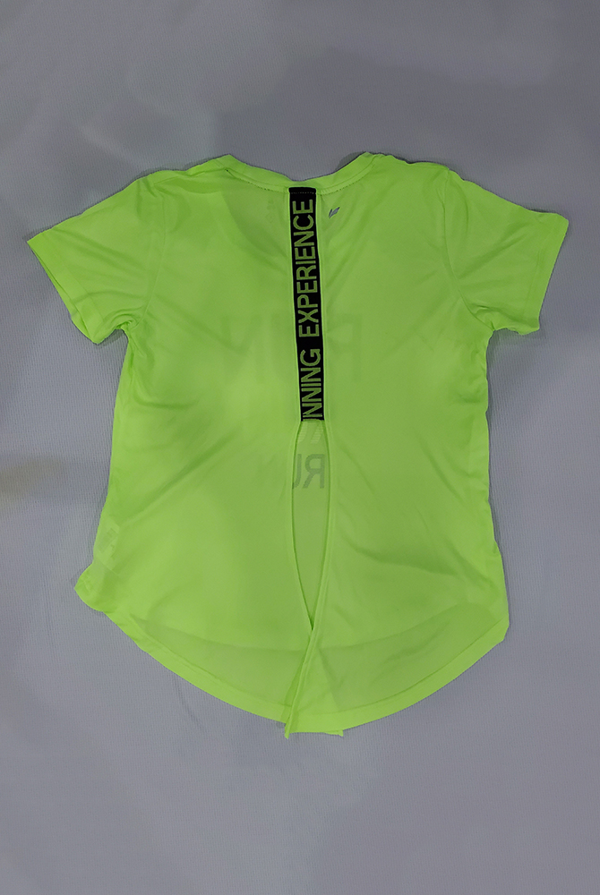 Ladies Opening Back Sports T-Shirt -HM20FW030