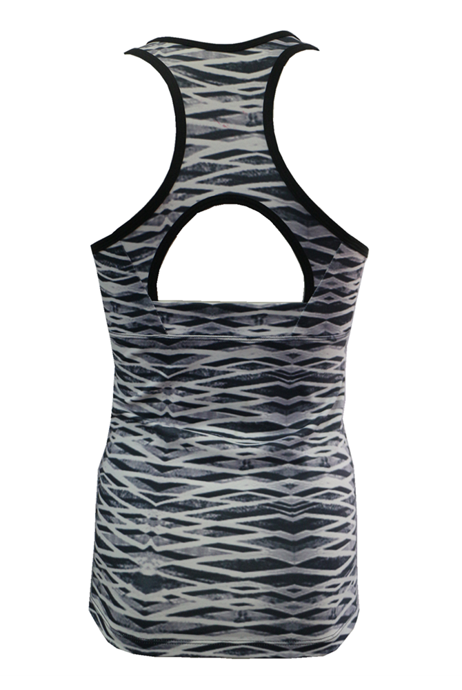 Ladies All Over Printed Sports Vest-HM19FW019