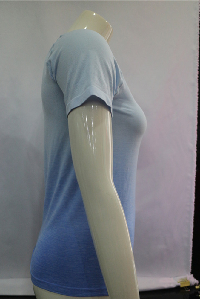 Ladies Short sleeve Sports Training T-Shirt-HM21FW038