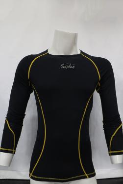 Men's Carbon Compression Long Sleeve Swimwear-HM20RG005