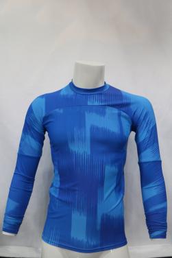 Men's Carbon Compression Long Sleeve Swimwear-HM20RG024