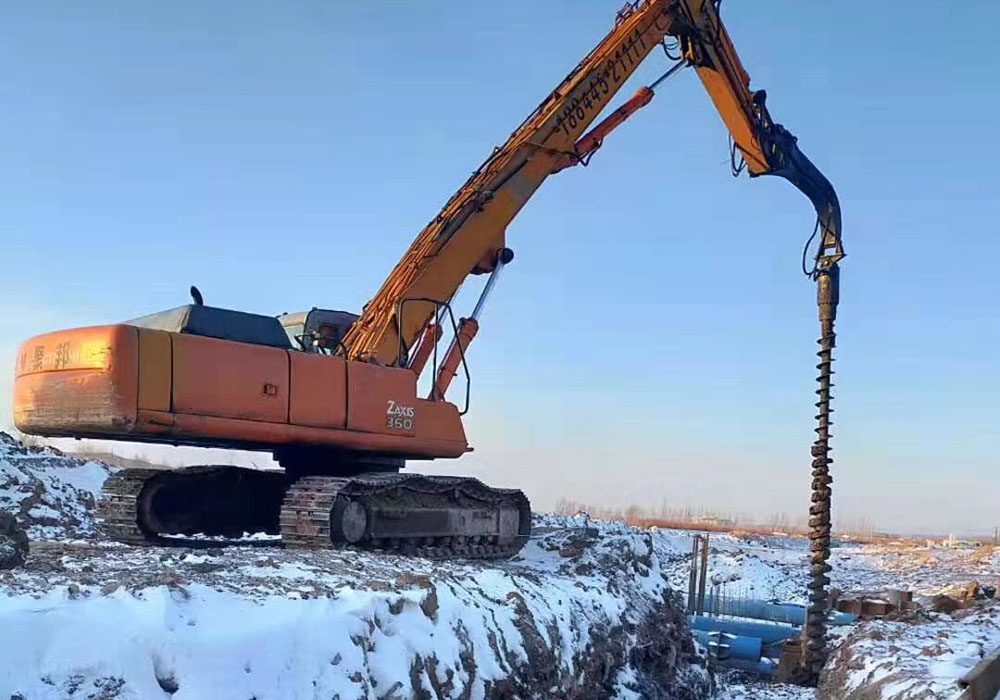 Excavator Auger Drill