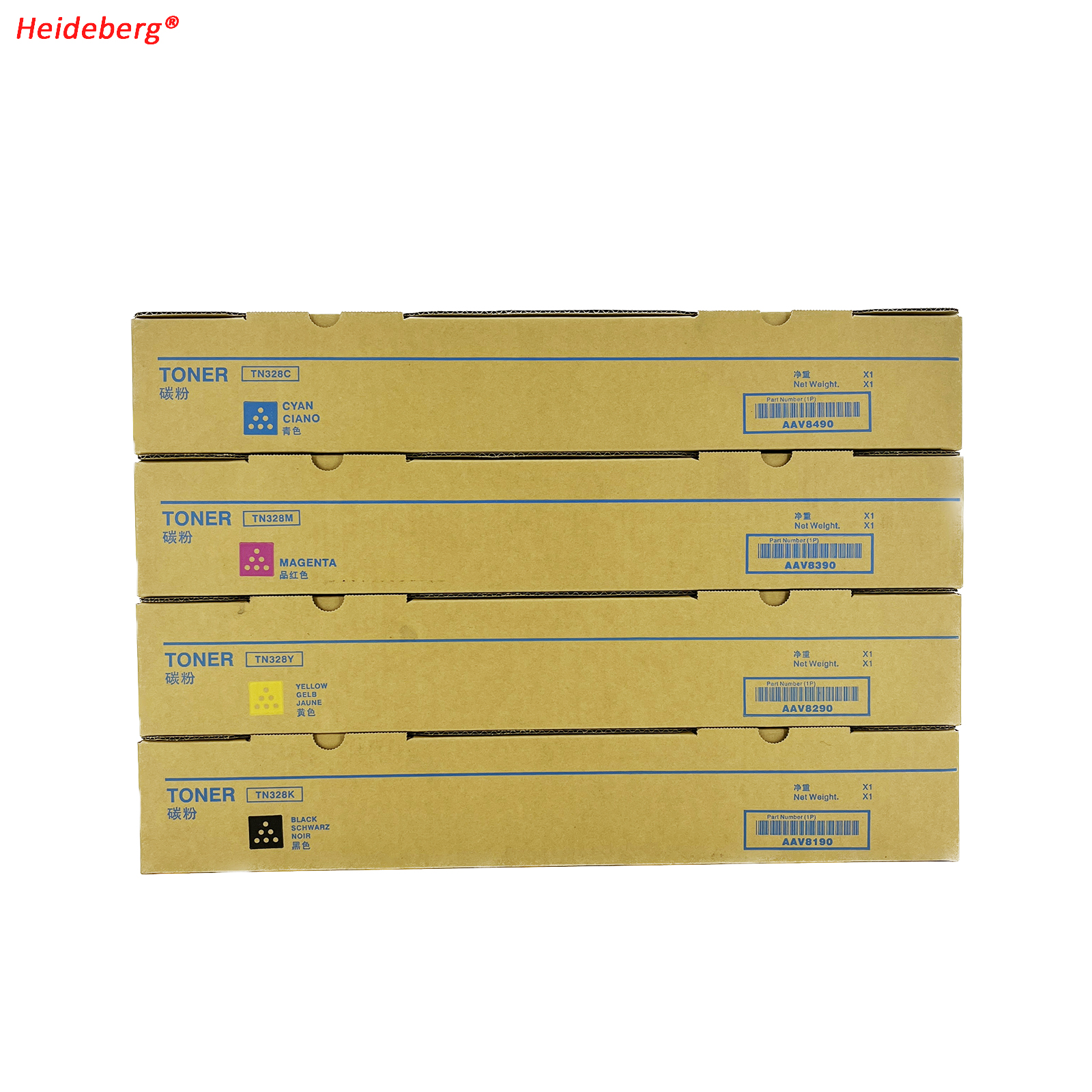 TN328 Color Toner Cartridge Compatible For Konica Minolta Copier