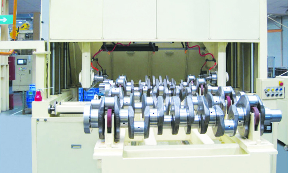 Horizontal Type Shaft Polishing System