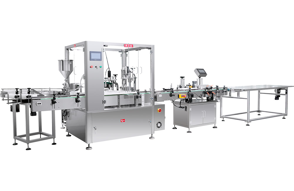 ZHJY-50 Oil Filling & Corking & Capping Machine