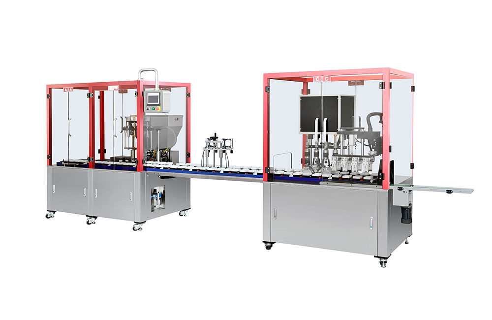 ZHSR-4C Automatic Water Emulsion Filling and Capping Machine