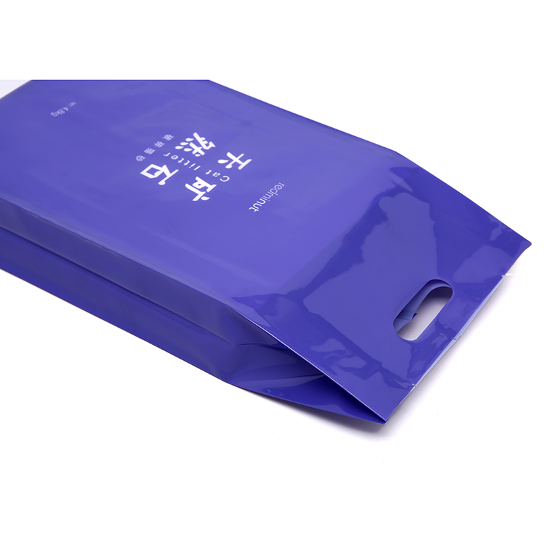 Eight Side Sealing Flat Bottom Cat Litter Bag