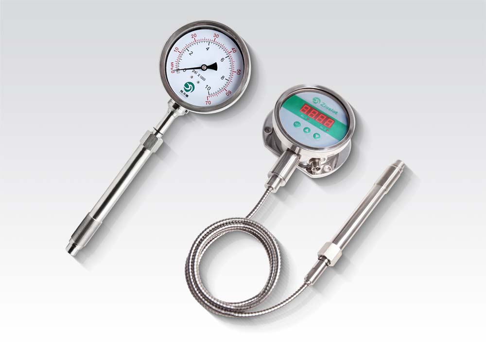 Digital/Mechanical Melt pressure gauge
