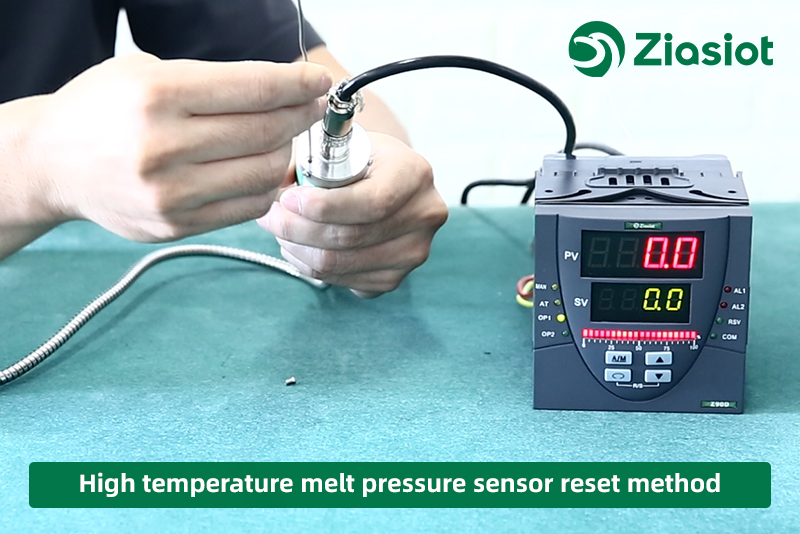 Ziasiot High Temperature Melt Pressure Sensor Reset Method
