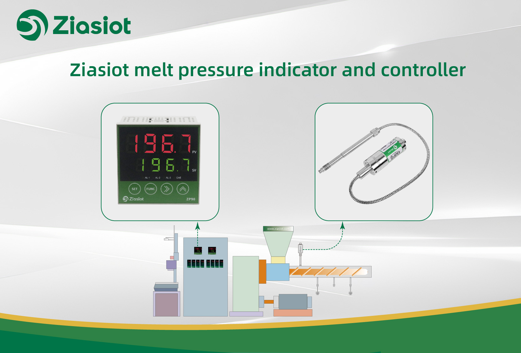 Ziasiot PTES Melt Pressure Sensor Used In The Extrusion Production Line