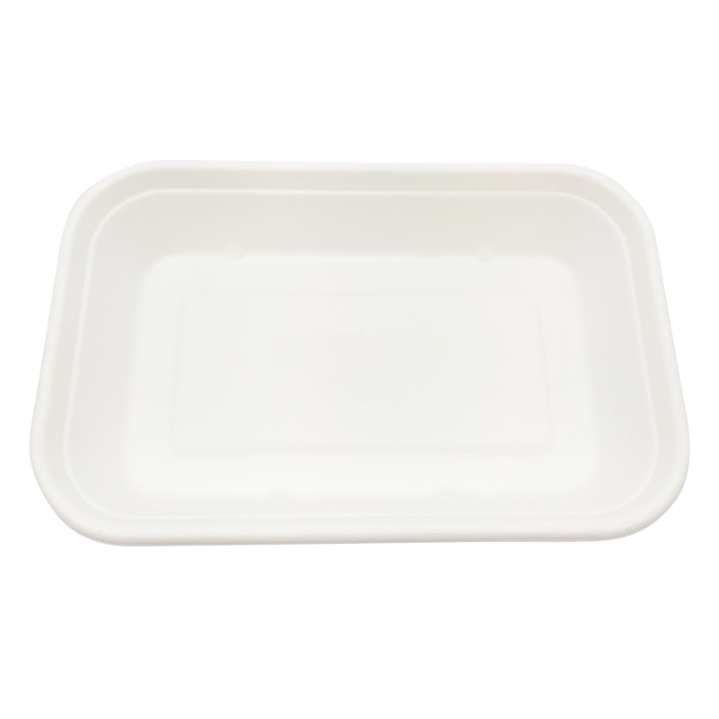 750ml Sugarcane Bagasse PFAS Free Biodegradable To Go Box Bagasse Food Container