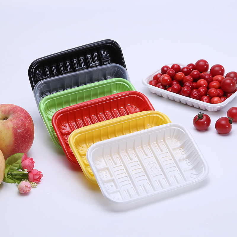 Compostable Pure PLA Biodegradable Fresh Meat Fruit Vegetable Trays