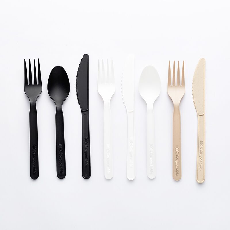 Eco-friendly Biodegradable Cutlery Cornstarch Utensils