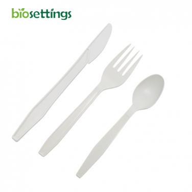 Disposable Biodegradable Eco-friendly Cornstarch Cutlery
