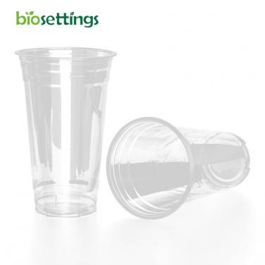 Eco-friendly Biodegradable Plastic Cups PLA Compostable 24oz Cups
