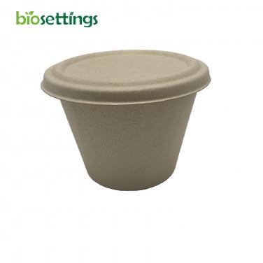 15 oz Biodegradable Coffee Cup Microwave Hot Drink Cup with Lid