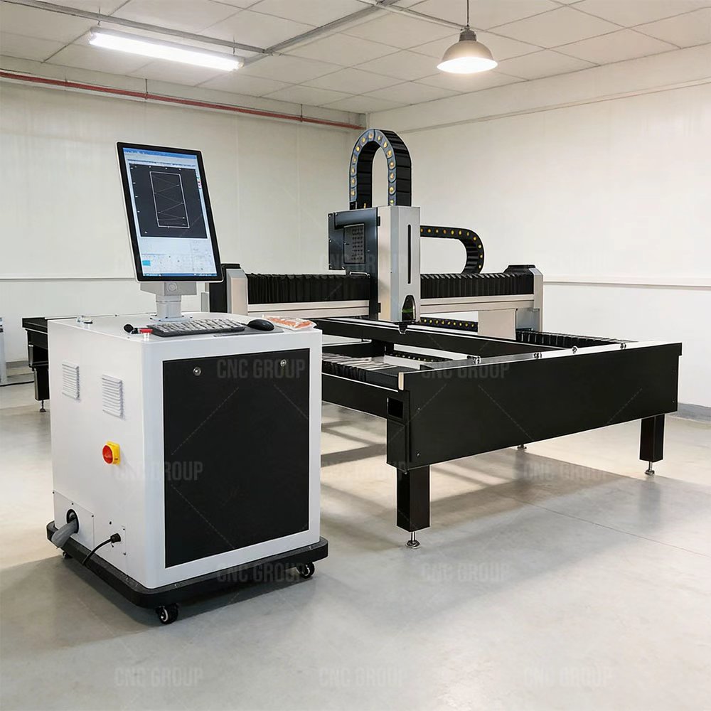 Disassembled Fiber Laser Cutter Machine 2000W
