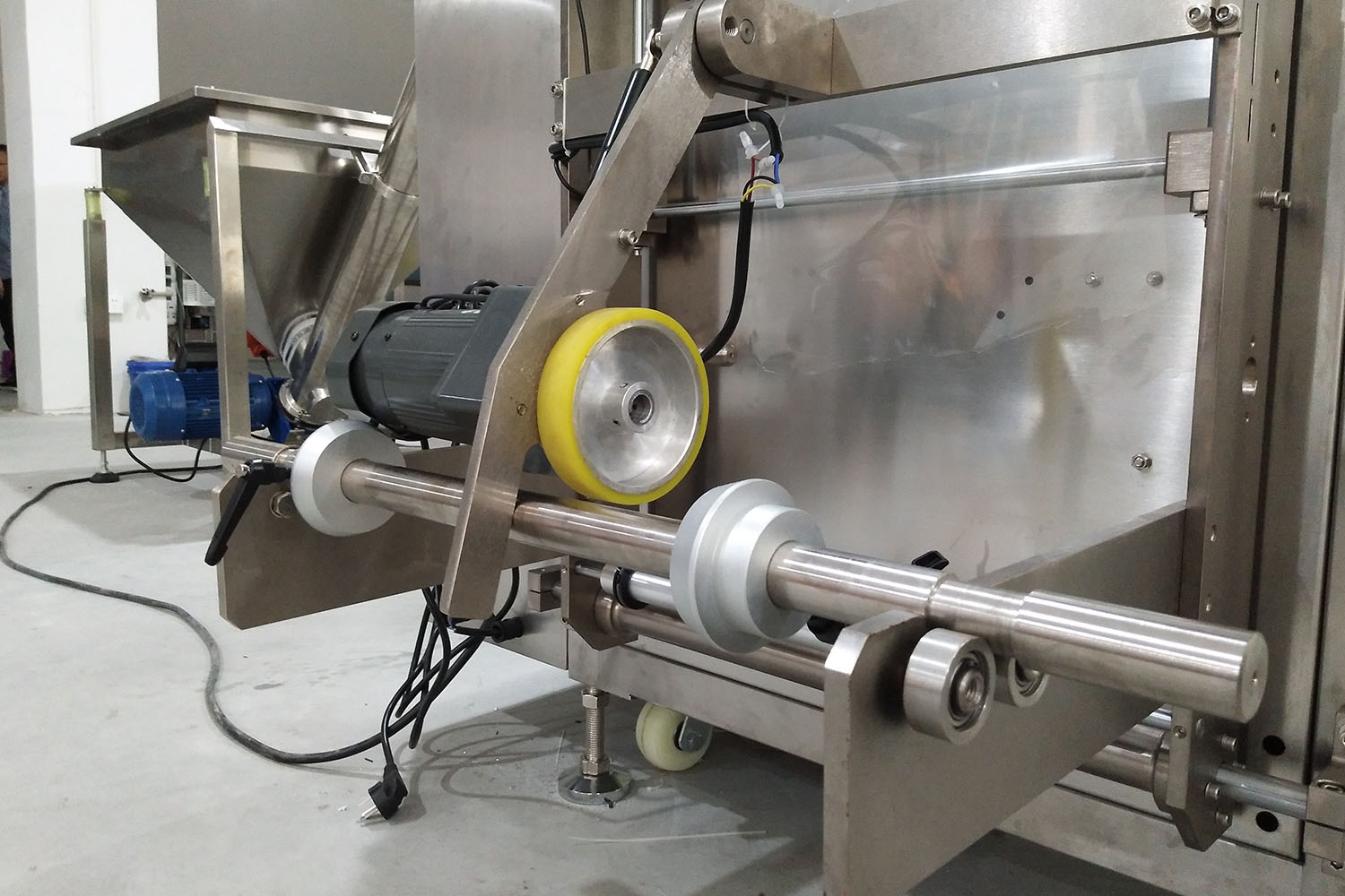 Seasoning powder packaging machine with Automatic Screw Conveyor