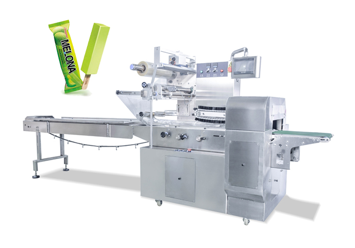 Popsicle ice-cream Packing Machine VT-280 Full Stainless Steel  Servo Driven Multi-Function Automatic