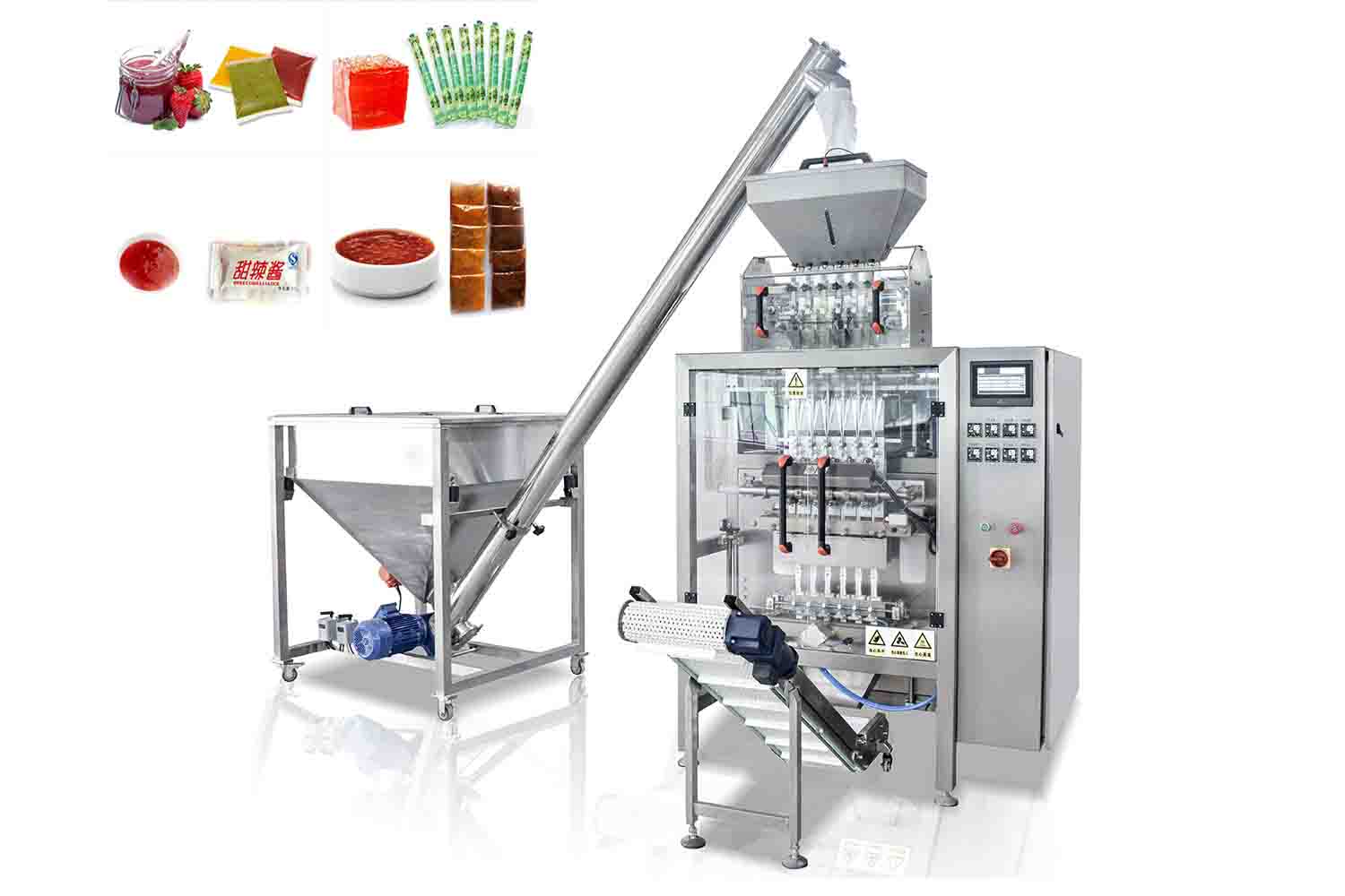 Granule Stick Packaging Machine White Sugar Salt Seeds Rice Multi-Lane